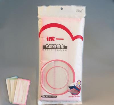 誠一日用九層精致工藝去污能力強耐用洗碗布 工廠直銷30X30cm，打造潔凈新體驗